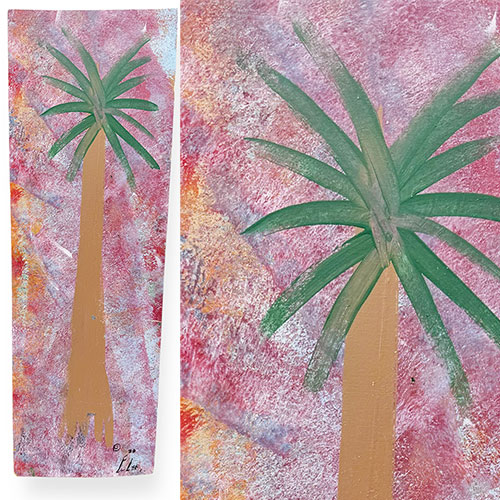 Ernest Lee 10 x 30 Palmetto Tree WP5839 SOLD